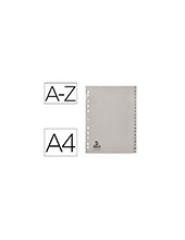 SEP.ALFABETICO Q-CON.PLASTICO A-Z DIN A4 MULTITAL. 2