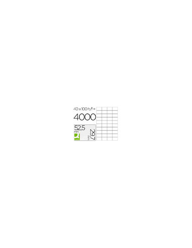 ETIQUETA ADH. Q-CON. 52,5X29,7MM 100H.