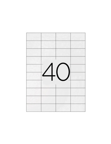 ETIQUETA ADH. Q-CON. 52,5X29,7MM 100H.