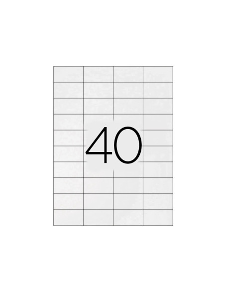 ETIQUETA ADH. Q-CON. 52,5X29,7MM 100H.