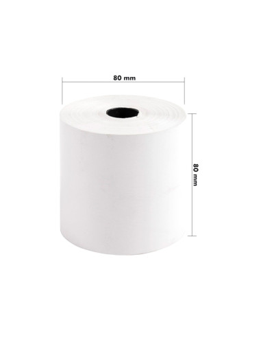 ROLLO SUMADORA TERMICO Q-CON.80 MM ANCHO X 80 MM DIAMETRO