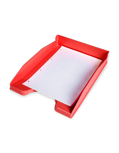 BANDEJA SOBREM.PLASTICO Q-CON.ROJO OPACO