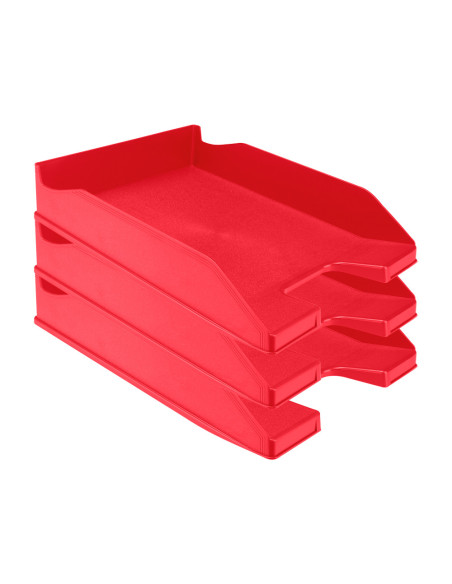 BANDEJA SOBREM.PLASTICO Q-CON.ROJO OPACO