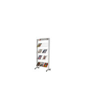 EXPOSITOR FAST SUELO METALICO BALDAS TPTE.S 4 ESTANTES 2