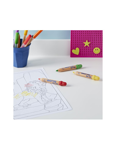 LAPICES COL.GIOTTO BEBE CAJA 6 LAPICES