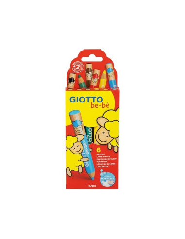LAPICES COL.GIOTTO BEBE CAJA 6 LAPICES
