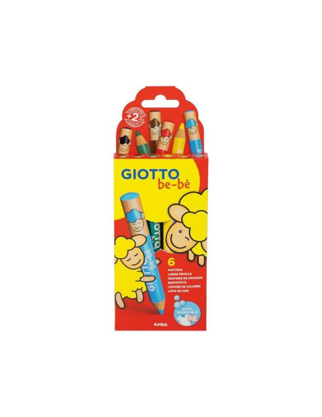 LAPICES COL.GIOTTO BEBE CAJA 6 LAPICES