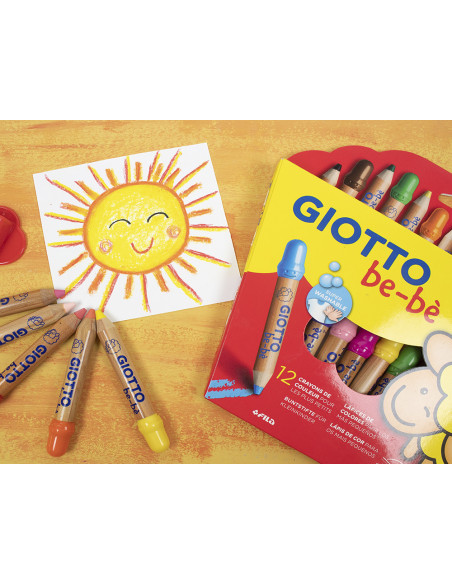 LAPICES COL.GIOTTO BEBE CAJA 12 LAPICES