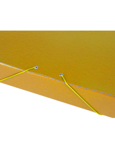 CARPETA PROYECTOS LOMO 5 CM AMARILLA CARTON