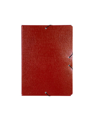 CARPETA PROYECTOS LOMO 7 CM ROJA CARTON