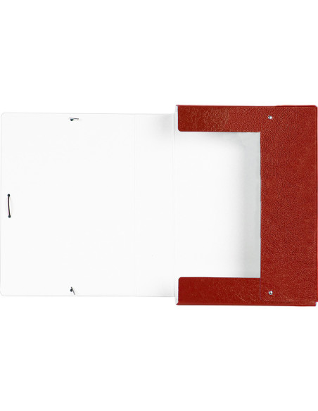 CARPETA PROYECTOS LOMO 7 CM ROJA CARTON