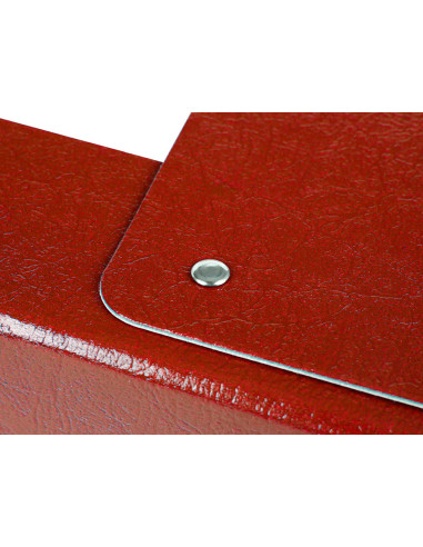 CARPETA PROYECTOS LOMO 7 CM ROJA CARTON