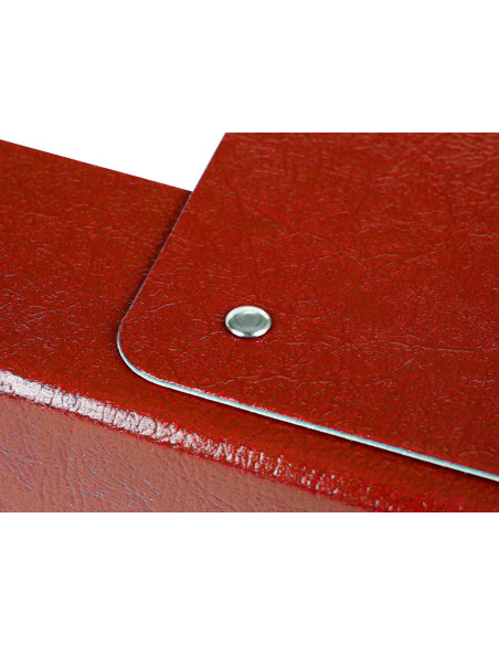 CARPETA PROYECTOS LOMO 7 CM ROJA CARTON