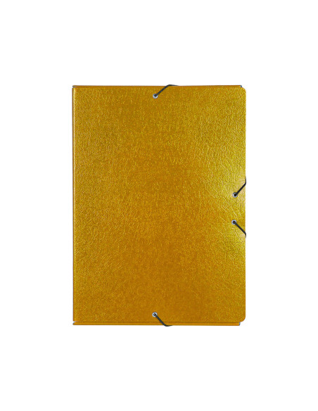 CARPETA PROYECTOS LOMO 7 CM AMARILLA CARTON
