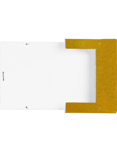 CARPETA PROYECTOS LOMO 7 CM AMARILLA CARTON