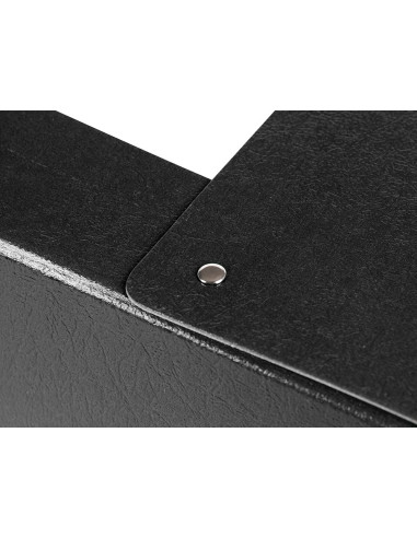 CARPETA PROYECTOS LOMO 9 CM NEGRA CARTON