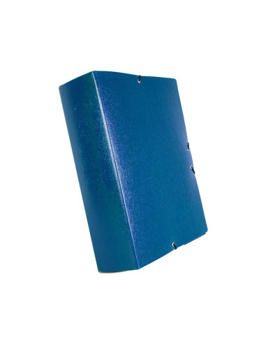 CARPETA PROYECTOS LOMO 9 CM AZUL CARTON