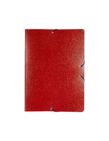 CARPETA PROYECTOS LOMO 9 CM ROJA CARTON