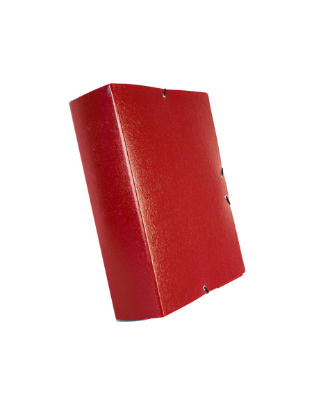 CARPETA PROYECTOS LOMO 9 CM ROJA CARTON