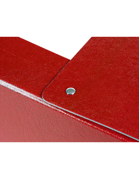 CARPETA PROYECTOS LOMO 9 CM ROJA CARTON