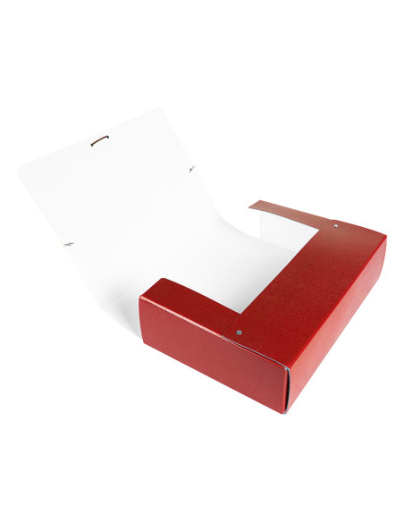 CARPETA PROYECTOS LOMO 9 CM ROJA CARTON