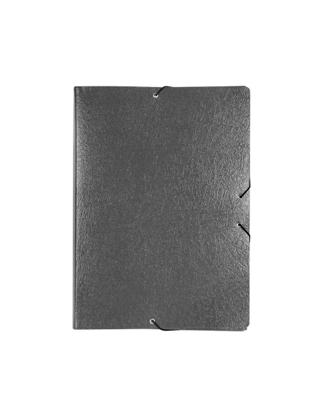 CARPETA PROYECTOS LOMO 9 CM GRIS CARTON