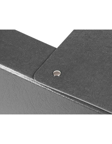 CARPETA PROYECTOS LOMO 9 CM GRIS CARTON