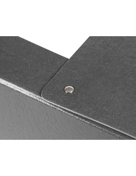 CARPETA PROYECTOS LOMO 9 CM GRIS CARTON