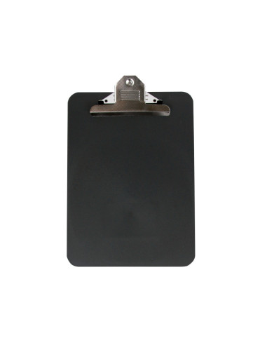 PORTANOTAS PINZA SUPERIOR Q-CON.PP NEGRO DIN A4