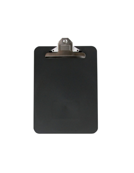 PORTANOTAS PINZA SUPERIOR Q-CON.PP NEGRO DIN A4
