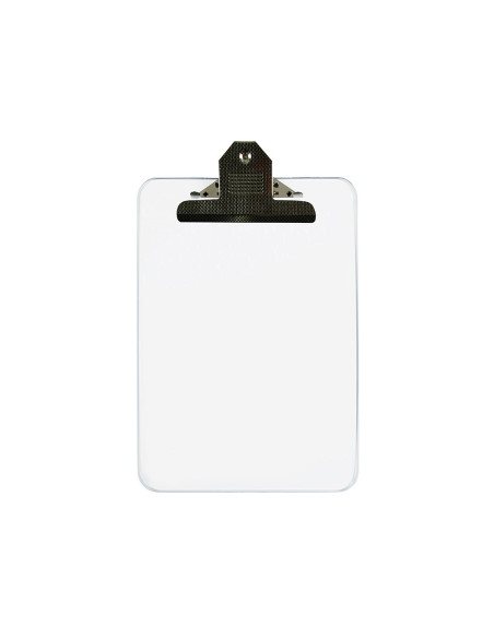 PORTANOTAS PINZA SUPERIOR Q-CON.PLASTICO TPTE.DIN A4