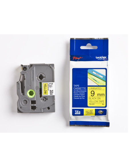 TZE-621 CINTA BROTHER AM./NG. 9MMX8MT.