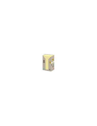 BLOC NOTAS ADH. POST-IT 38X51MM PAPEL RECICLADO 24UD. 100H. AM.