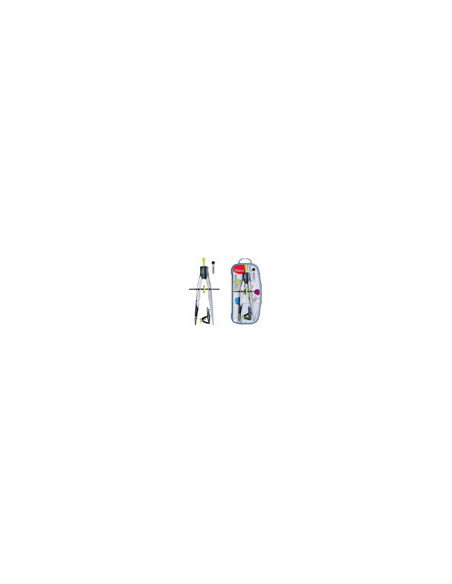 COMPAS MAPED 291010 C/BIGOTERA ABRAZADERA Y ESTUCHE MINAS
