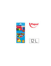 LAPICES COL.MAPED 183212 TRIANGULARES CAJA 12UNID 2