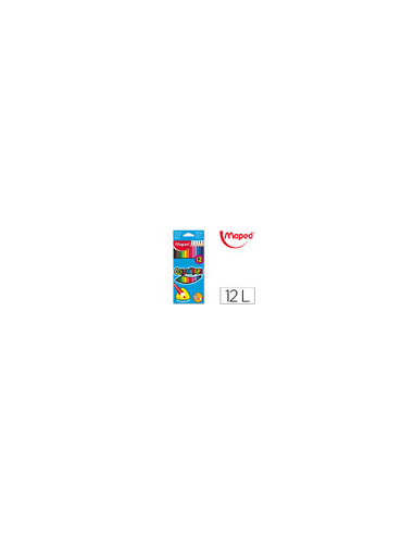 LAPICES COL.MAPED 183212 TRIANGULARES CAJA 12UNID