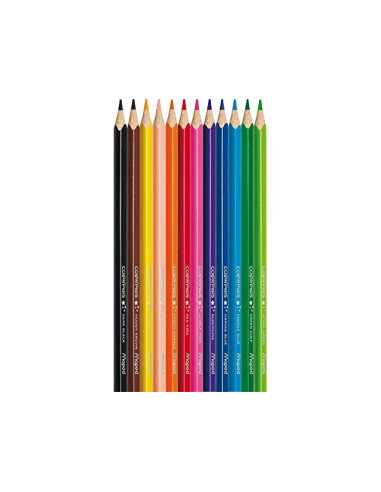 LAPICES COL.MAPED 183212 TRIANGULARES CAJA 12UNID