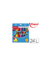 LAPICES COL.MAPED 183224 TRIANGULARES C/ 24 2