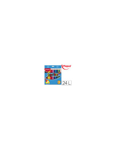 LAPICES COL.MAPED 183224 TRIANGULARES C/ 24