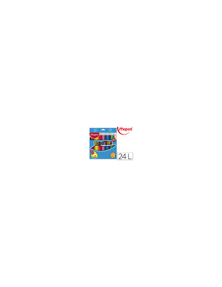 LAPICES COL.MAPED 183224 TRIANGULARES C/ 24
