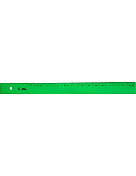 REGLA 40 CM ACRILICO VERDE