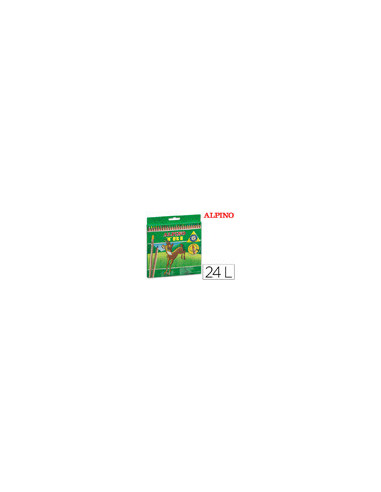 LAPICES COL.ALPINO TRI ESTUCHE 24 COL.SURT.