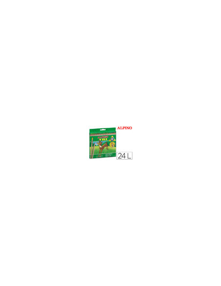 LAPICES COL.ALPINO TRI ESTUCHE 24 COL.SURT.