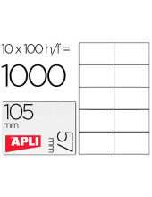 ETIQUETA ADH. APLI 1278 105X57MM 100H.