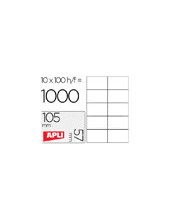 ETIQUETA ADH. APLI 1278 105X57MM 100H. 2