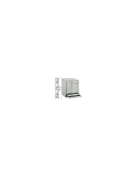 FICHERO CAJON SOBREM.8211C 356X316X362 MM 11 CAJ. COLOR GRIS