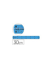 REGLA PLASTICO FLEXIBLE MAPED 30 CM COL.SURT. 2