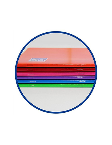 CUADERNO ENCOLADO OXFORD A4 4MM 48H. 90GR. COL. SURT.