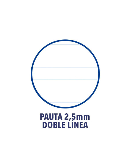 CUADERNO ENCOLADO OXFORD A4 PAUTA 2.5MM 48H. 90GR. COL.SURT.