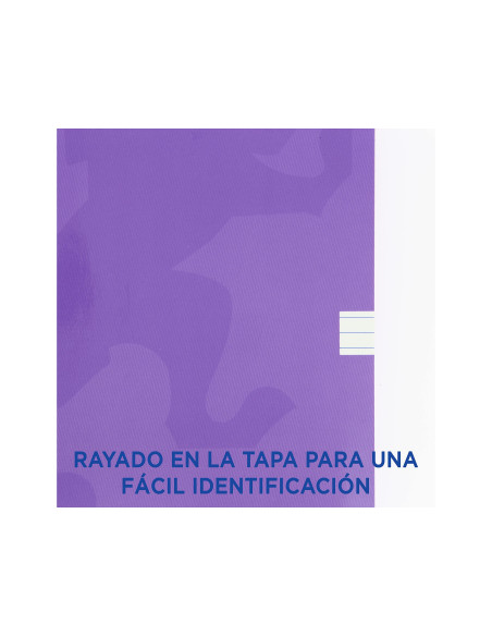 CUADERNO ENCOLADO OXFORD A4 HORIZONTAL 48H. 90GR. COL.SURT.